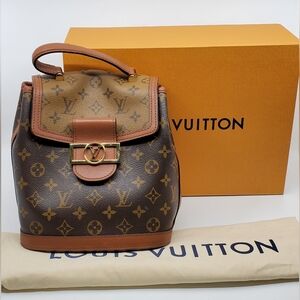 Louis Vuitton Monogram Reverse Dauphine Backpack In Canvas